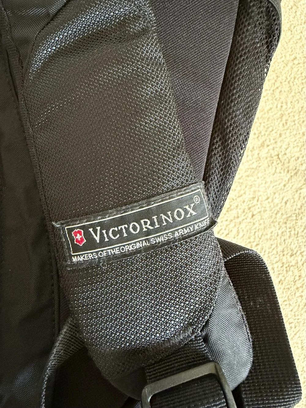 Victorinox ZFORCE ULTRA Black Backpack Conan O’Brien Logo Zip Padded Straps